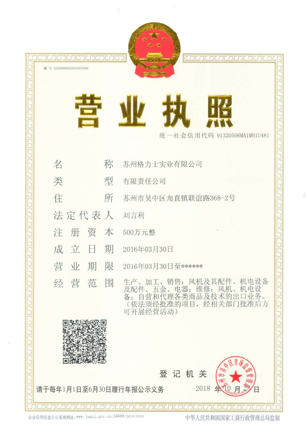 Business license